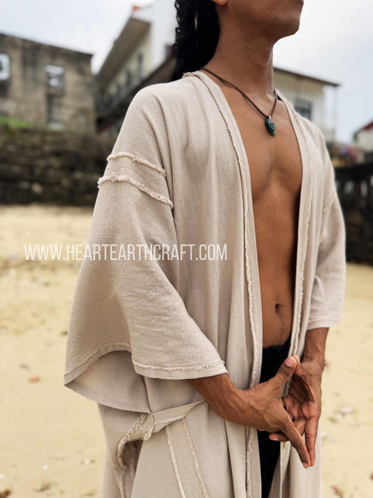 Men's Raw Cotton Kaftan