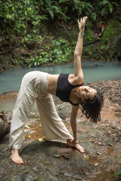 Soft Cotton Summer Yoga Crop Top