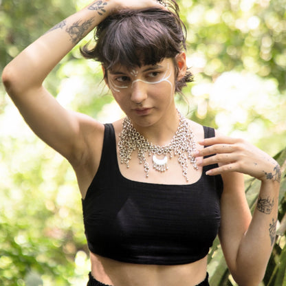 Soft Cotton Summer Yoga Crop Top