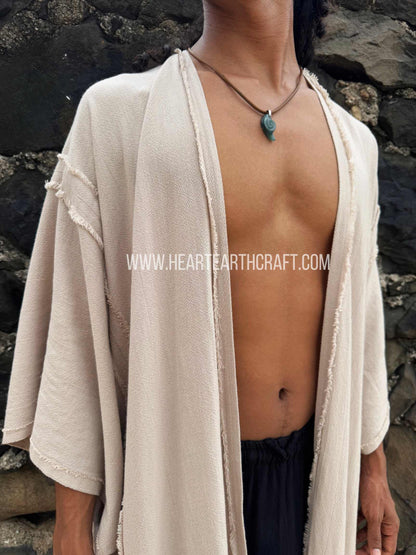Men's Raw Cotton Kaftan