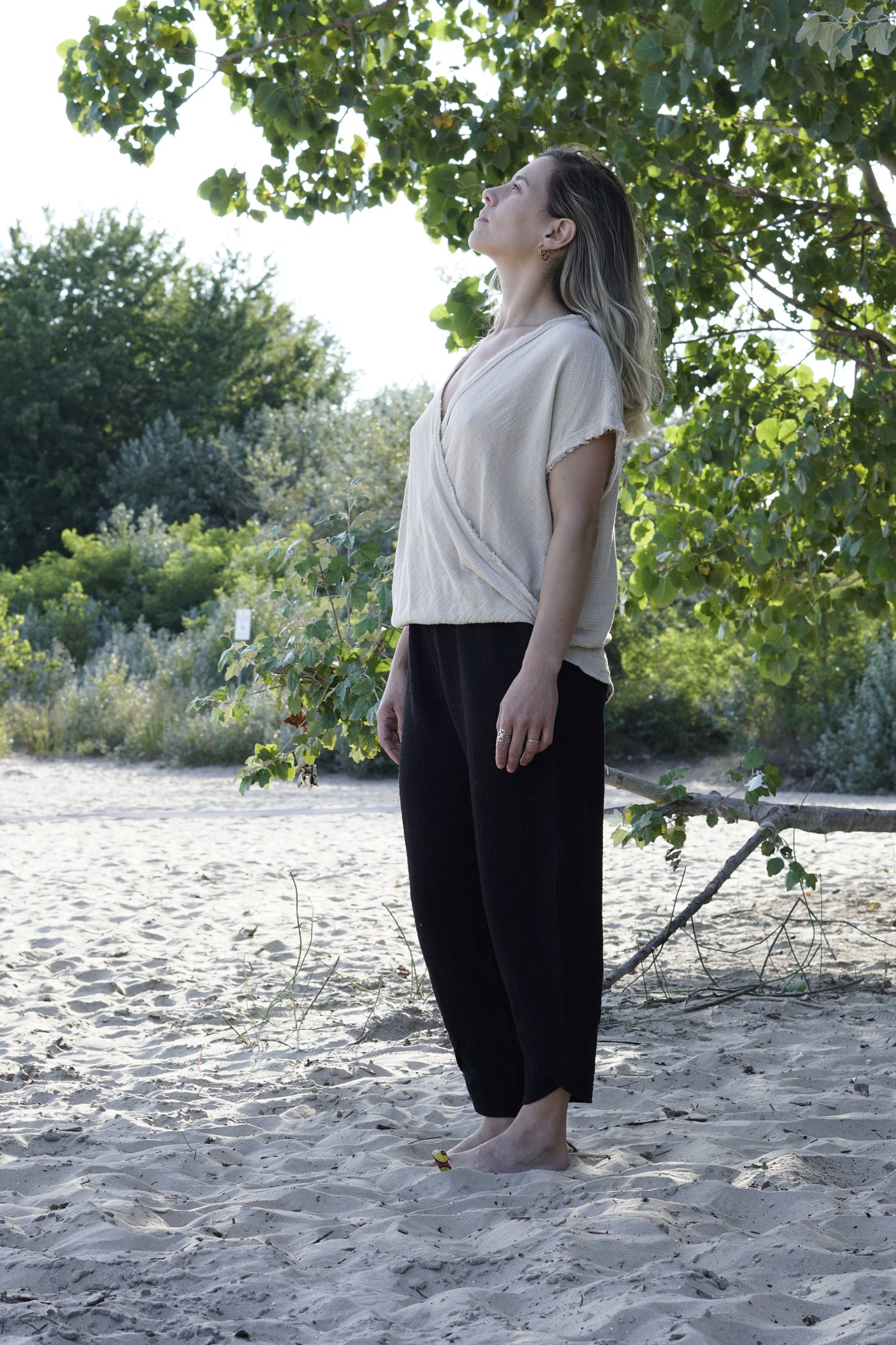 Hand Woven Organic Cotton Pants