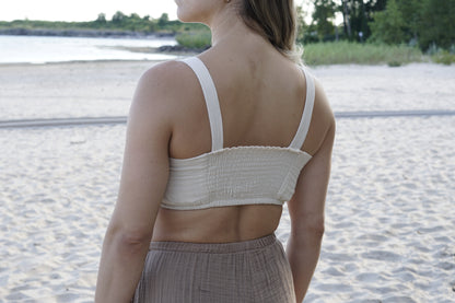 Soft Cotton Summer Yoga Crop Top