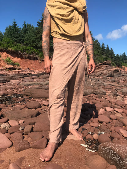 Mens Boho Cotton Pants
