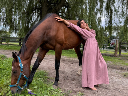Organic Cotton Long Sleeve Summer Dress